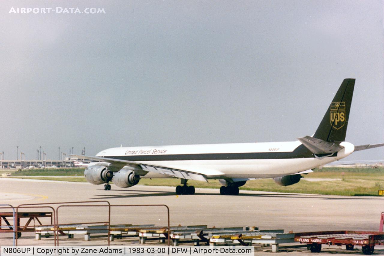 N806UP, 1968 Douglas DC-8-73AF C/N 46006, UPS DC-8 at DFW