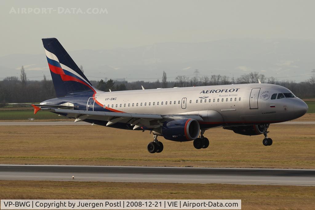VP-BWG, 2003 Airbus A319-111 C/N 2093, Airbus A319-111
