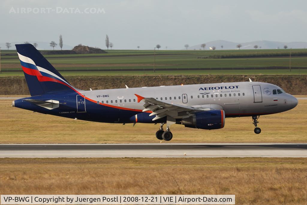 VP-BWG, 2003 Airbus A319-111 C/N 2093, Airbus A319-111