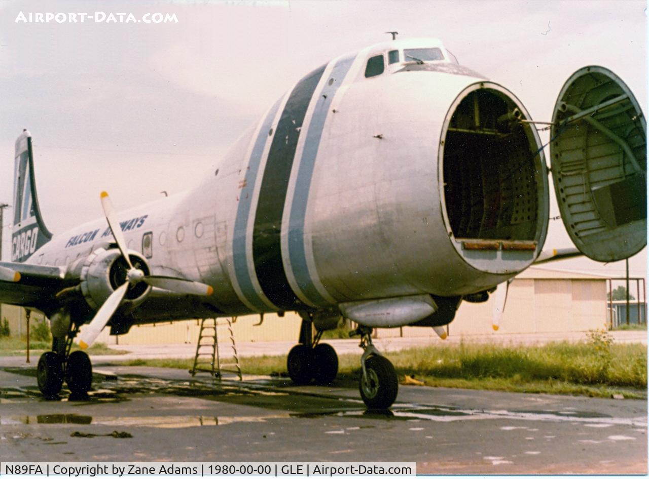 N89FA, 1944 Aviation Traders ATL-98 Carvair (C-54B) C/N 27249, Carvair at Gainesville, TX