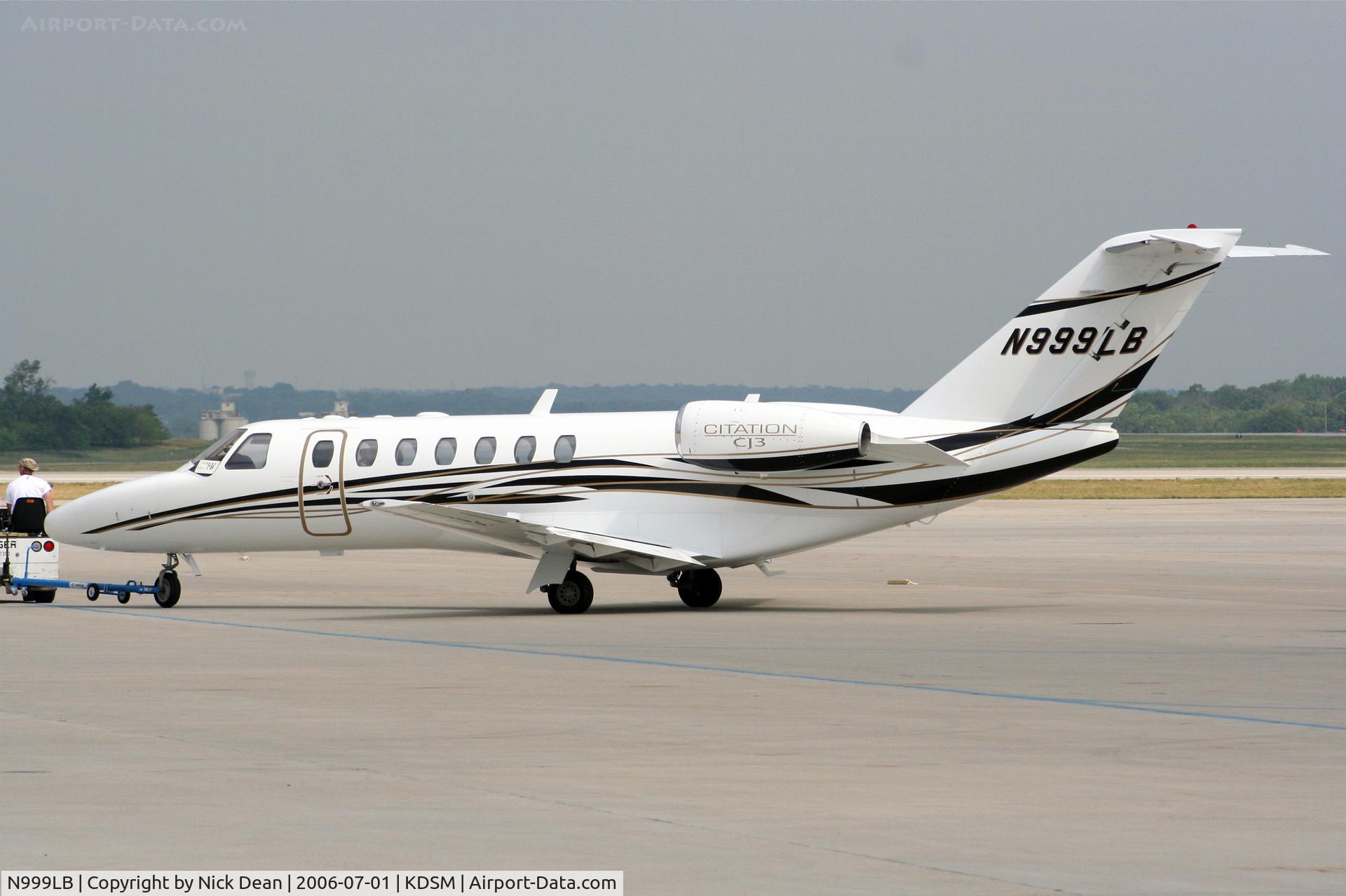 N999LB, 2005 Cessna 525B C/N 525B-0057, KDSM