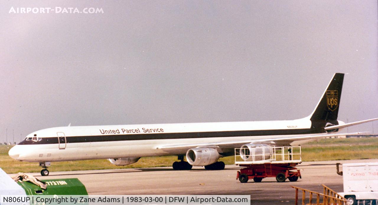 N806UP, 1968 Douglas DC-8-73AF C/N 46006, UPS DC-8 at DFW