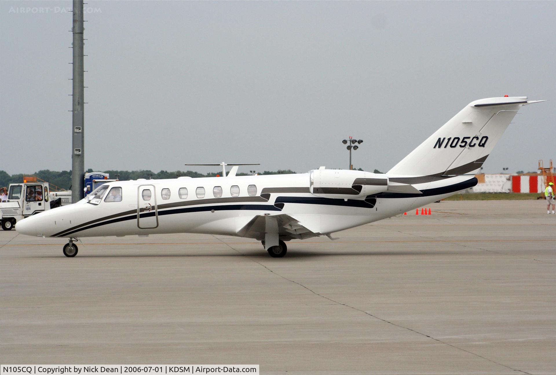 N105CQ, 2006 Cessna 525B CitationJet CJ3 C/N 525B0065, KDSM