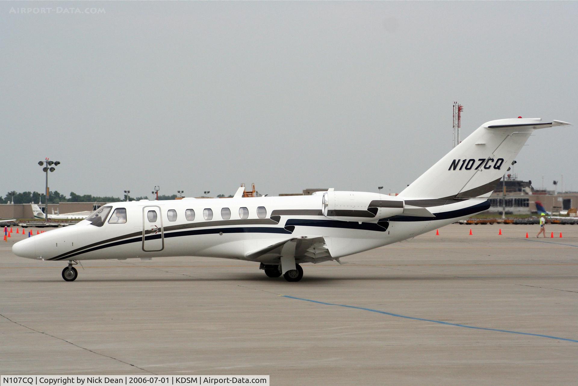 N107CQ, 2006 Cessna 525B CitationJet CJ3 C/N 525B-0072, KDSM