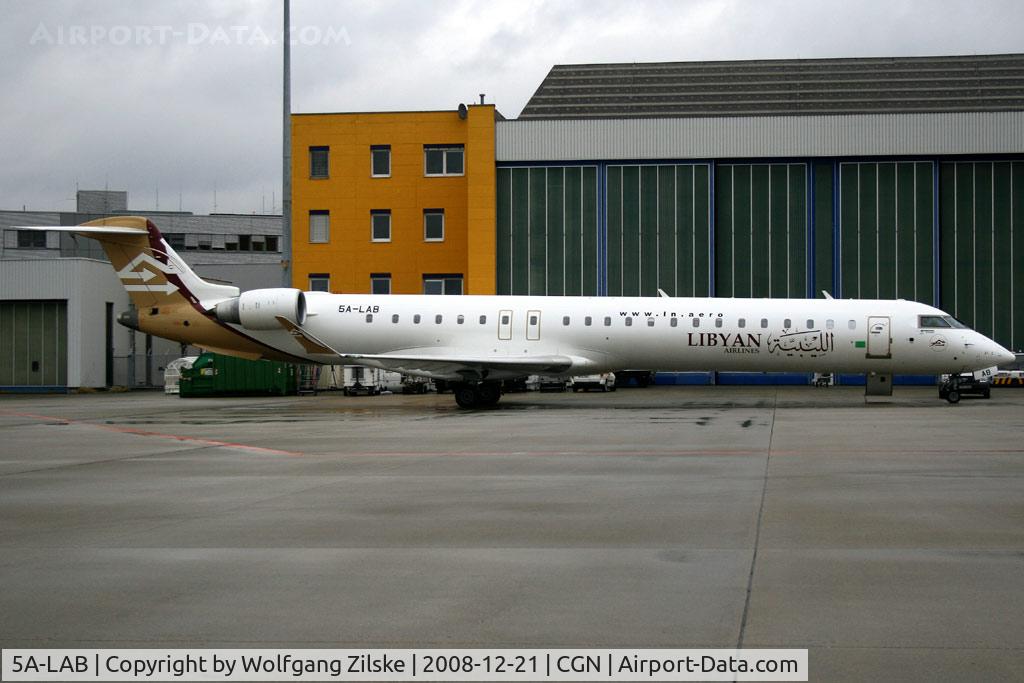 5A-LAB, 2007 Bombardier CRJ-900ER (CL-600-2D24) C/N 15121, visitor