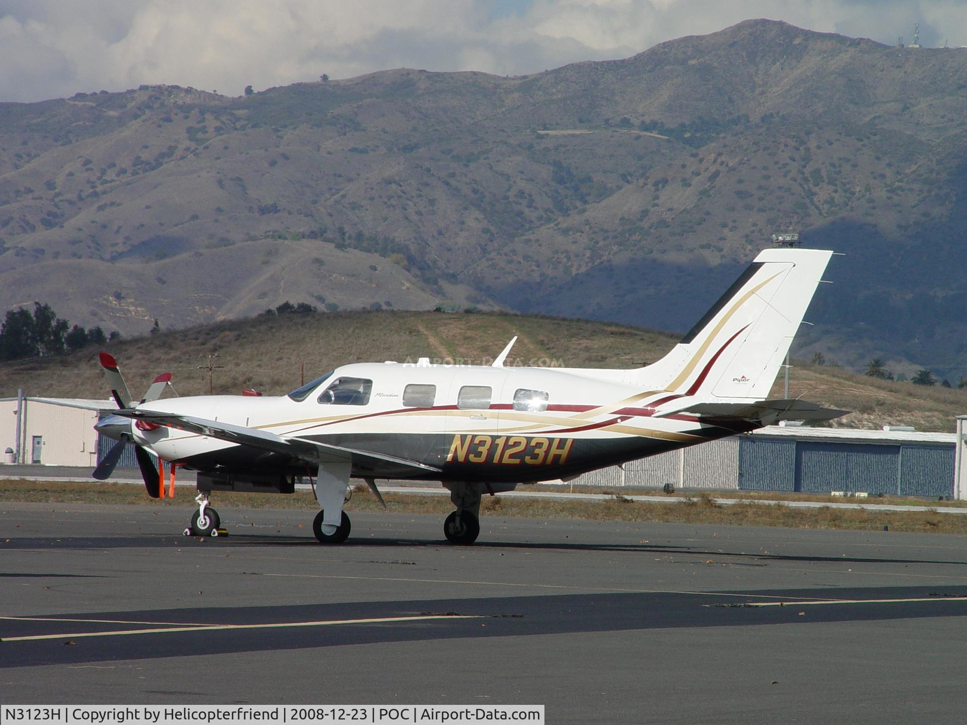 N3123H, 2006 Piper PA-46-500TP Malibu Meridian C/N 4697242, Parked in Transient Parking at Brackett