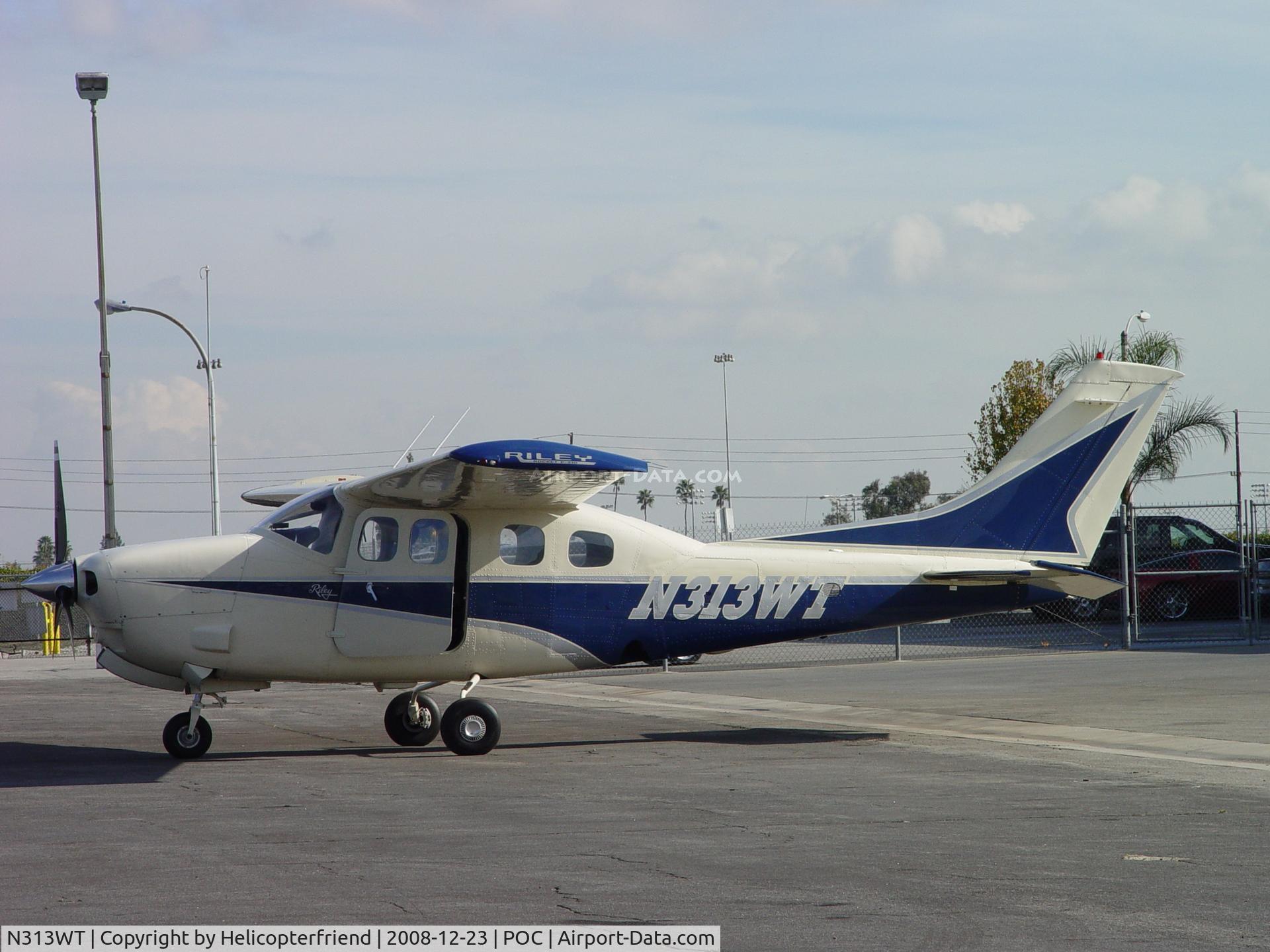 N313WT, 1979 Cessna P210N Pressurised Centurion C/N P21000350, Being worked on at Brackett