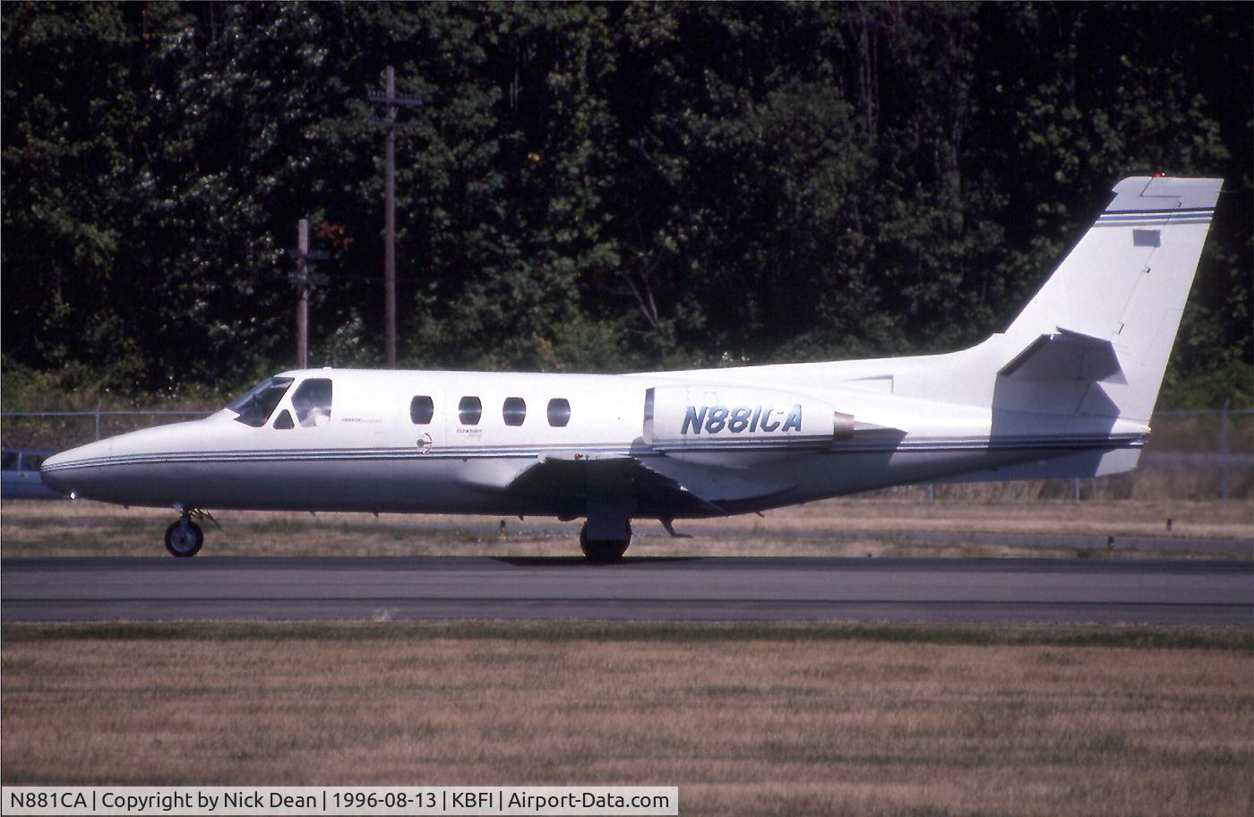 N881CA, 1973 Cessna 500 C/N 500-0132, KBFI