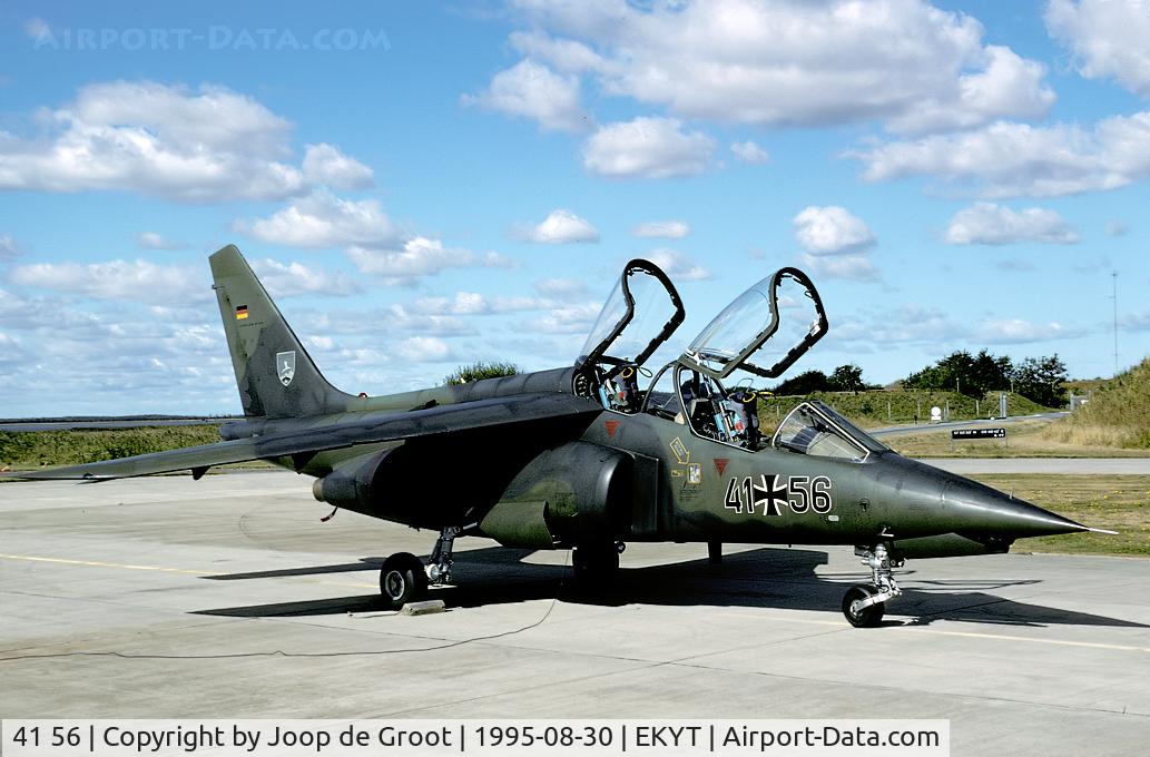 41 56, Dassault-Dornier Alpha Jet A C/N 0156, Although slowly withdrawn the Apha Jet still participated in the 1995 Tactical Fighter Weaponry.