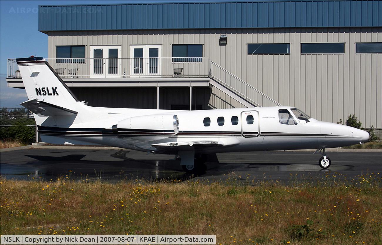 N5LK, 1975 Cessna 500 Citation C/N 500-0274, KPAE