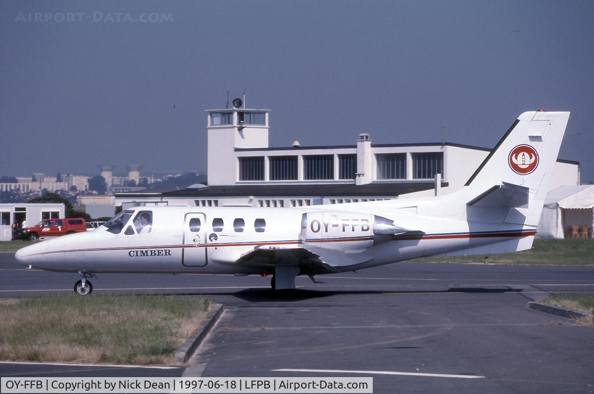 OY-FFB, 1981 Cessna 500 Citation 1 C/N 500-0406, LFPB