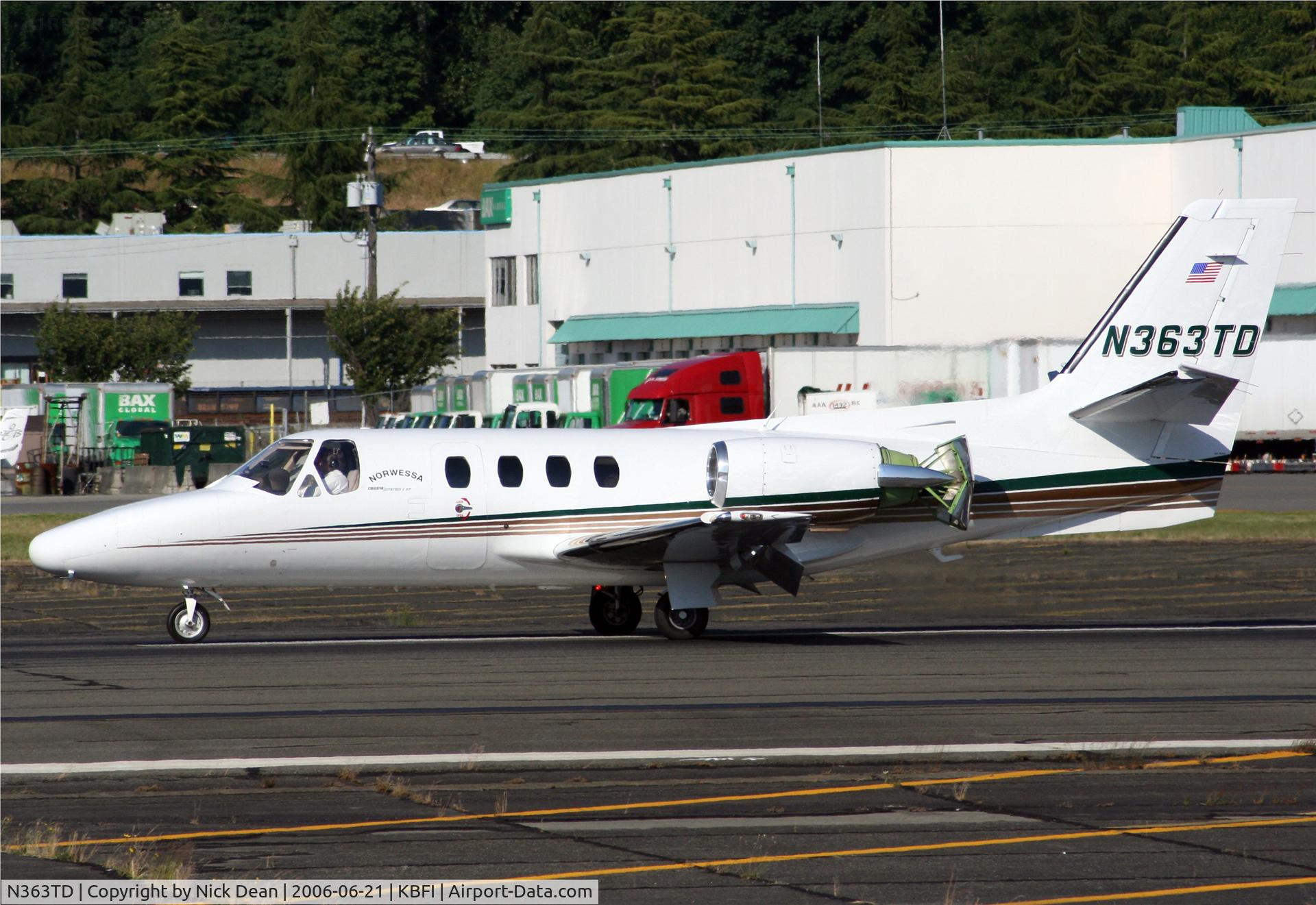 N363TD, 1978 Cessna 501 Citation I/SP C/N 501-0068, KBFI