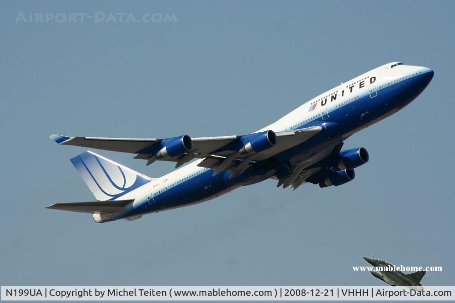N199UA, 1997 Boeing 747-422 C/N 28717, United Airlines