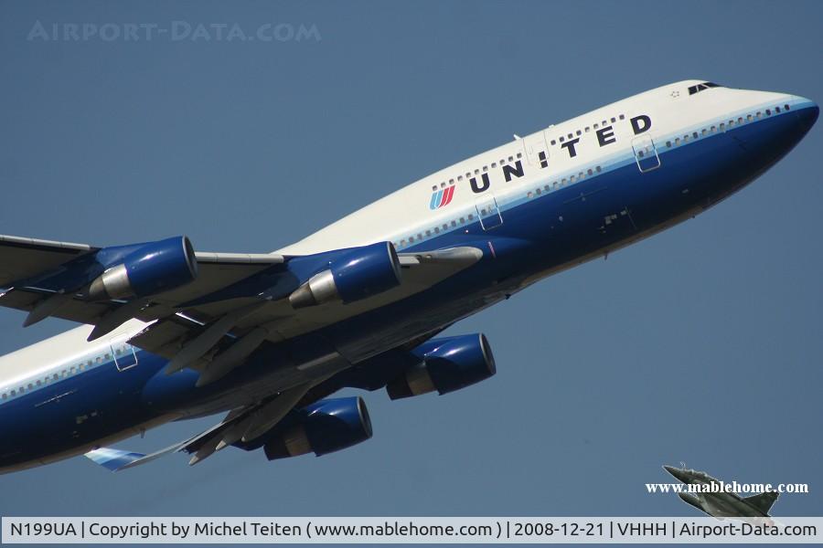 N199UA, 1997 Boeing 747-422 C/N 28717, United Airlines