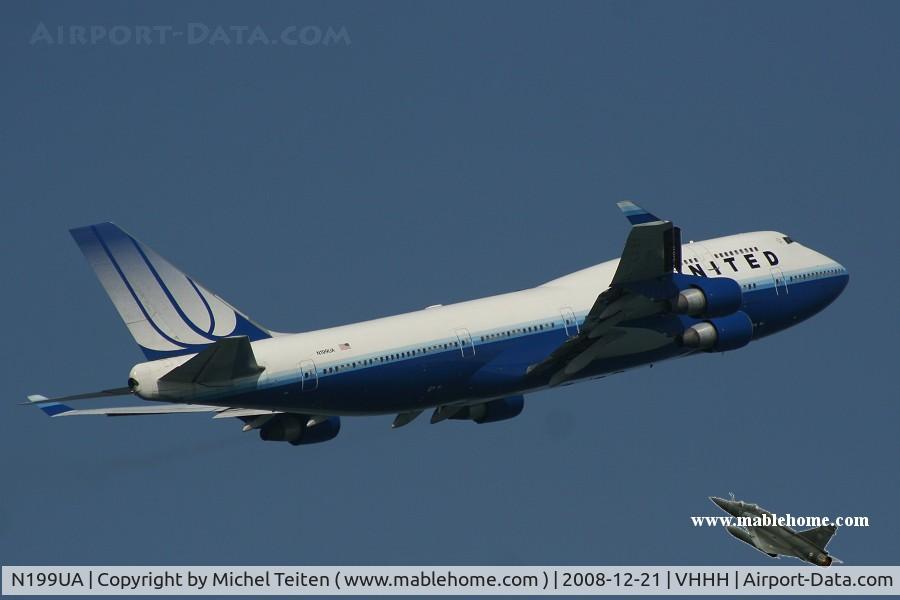 N199UA, 1997 Boeing 747-422 C/N 28717, United Airlines