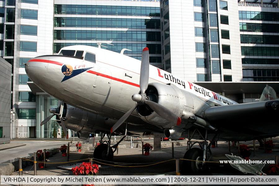 VR-HDA, Douglas C-47A Skytrain (DC-3) C/N 9525, DC-3 acquired by Cathay Pacific to celebrate its 60th birthday. Has been repainted as 