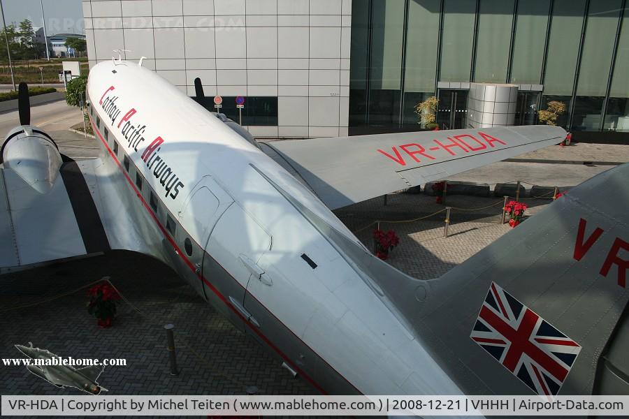 VR-HDA, Douglas C-47A Skytrain (DC-3) C/N 9525, DC-3 acquired by Cathay Pacific to celebrate its 60th birthday. Has been repainted as 