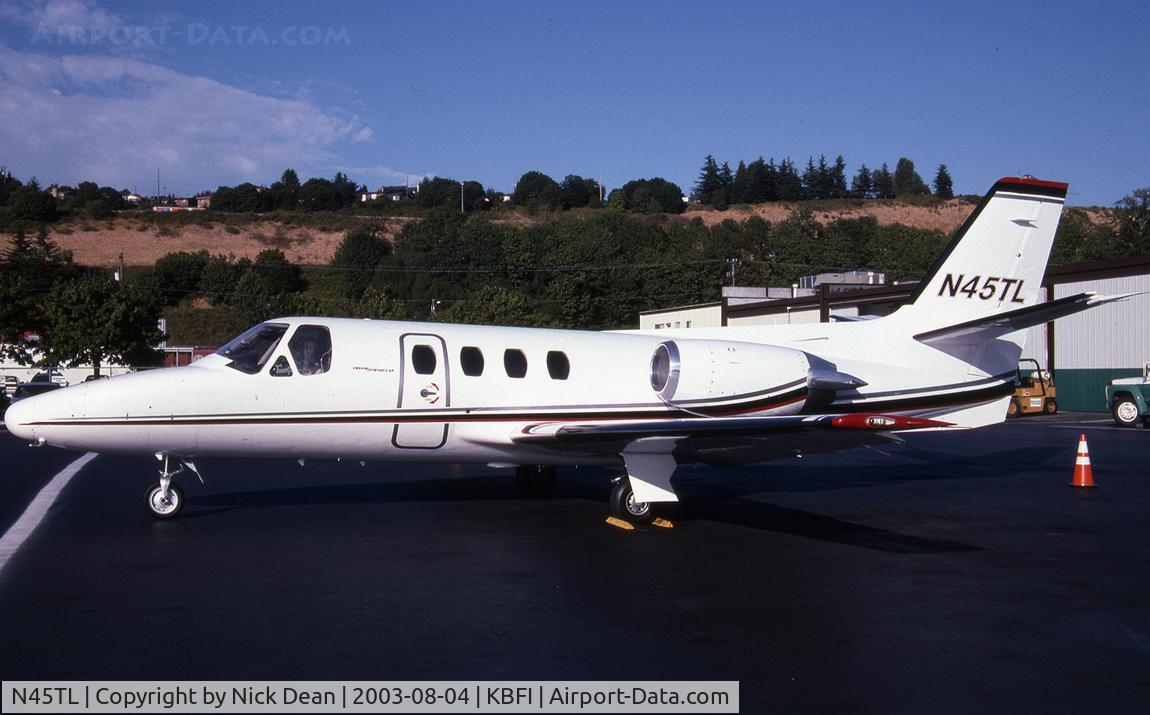 N45TL, 1977 Cessna 501 Citation I/SP C/N 501-0016, KBFI