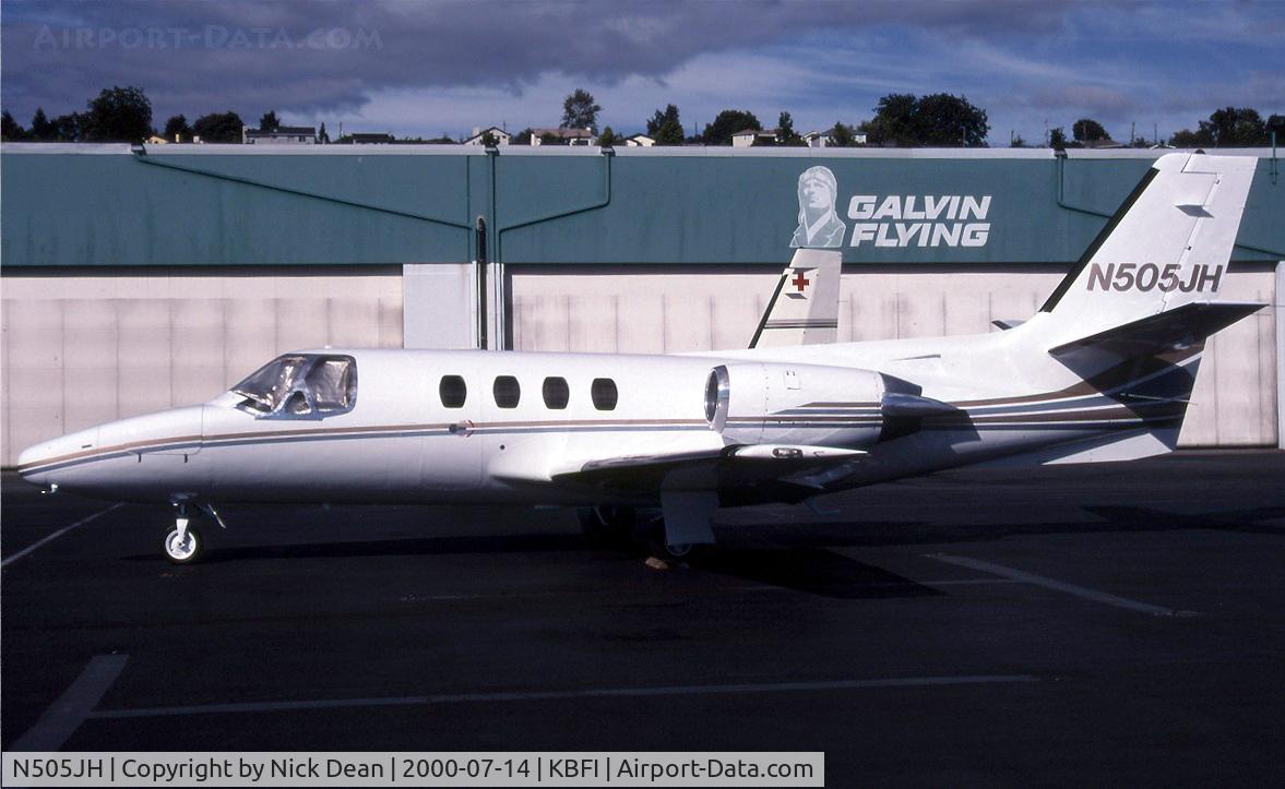 N505JH, 1979 Cessna 501 Citation I/SP C/N 501-0126, KBFI