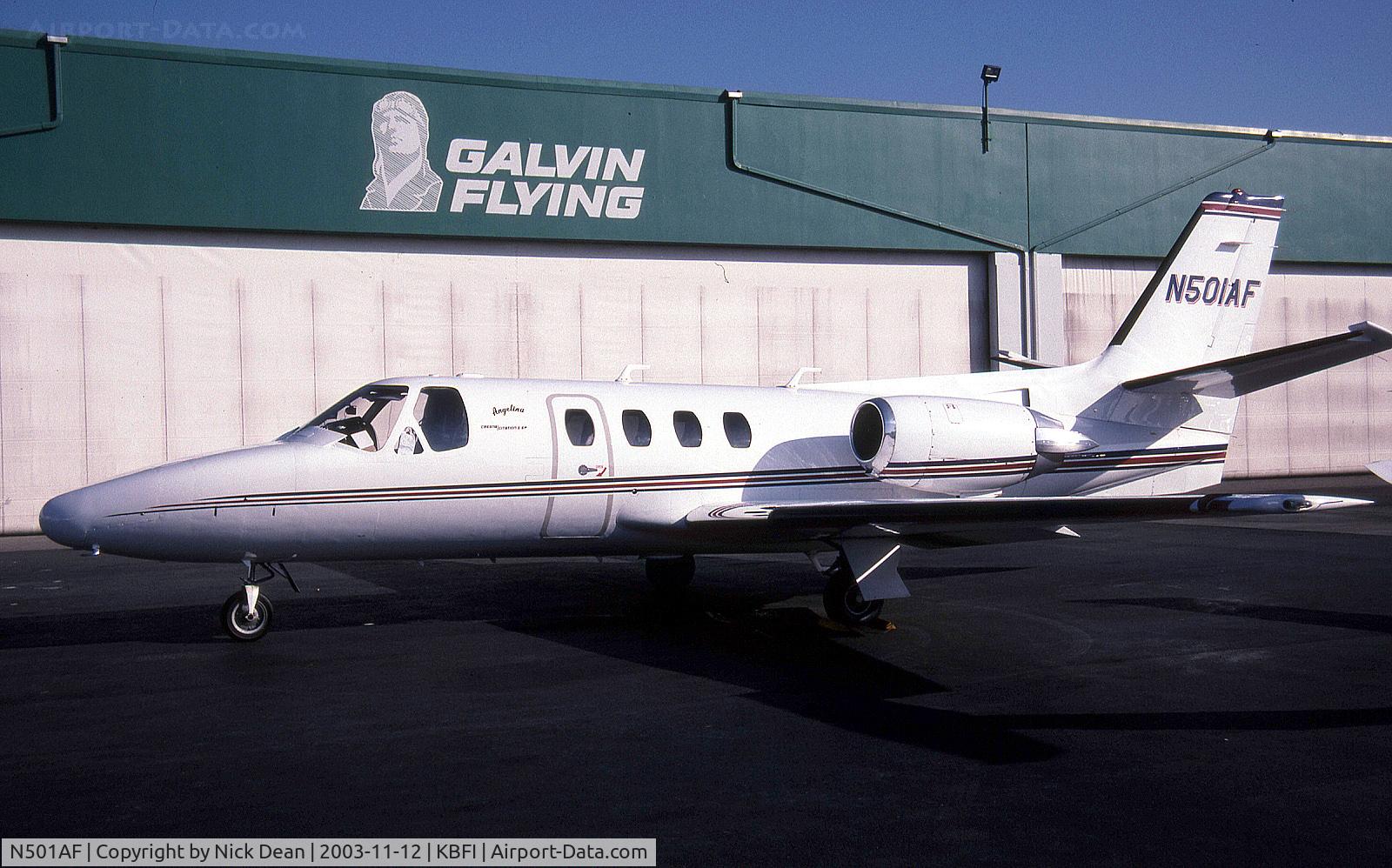 N501AF, 1979 Cessna 501 C/N 501-0139, KBFI