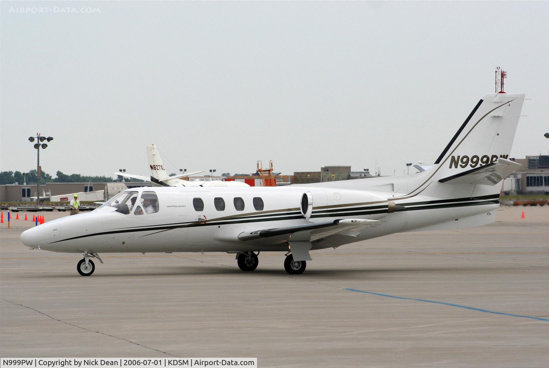 N999PW, 1980 Cessna 501 Citation I/SP C/N 501-0160, KDSM