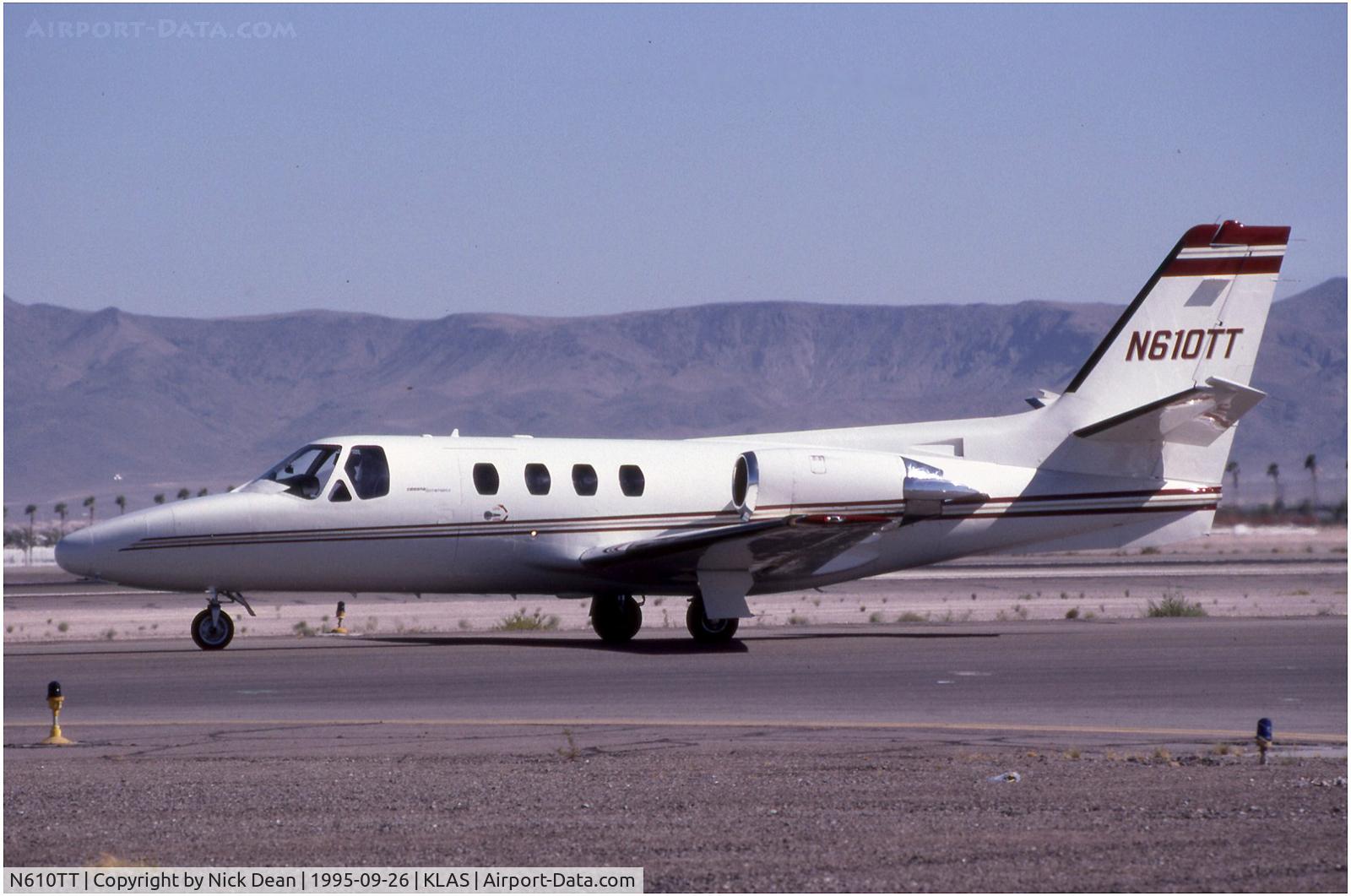 N610TT, 1980 Cessna 501 Citation I/SP C/N 501-0170, KLAS