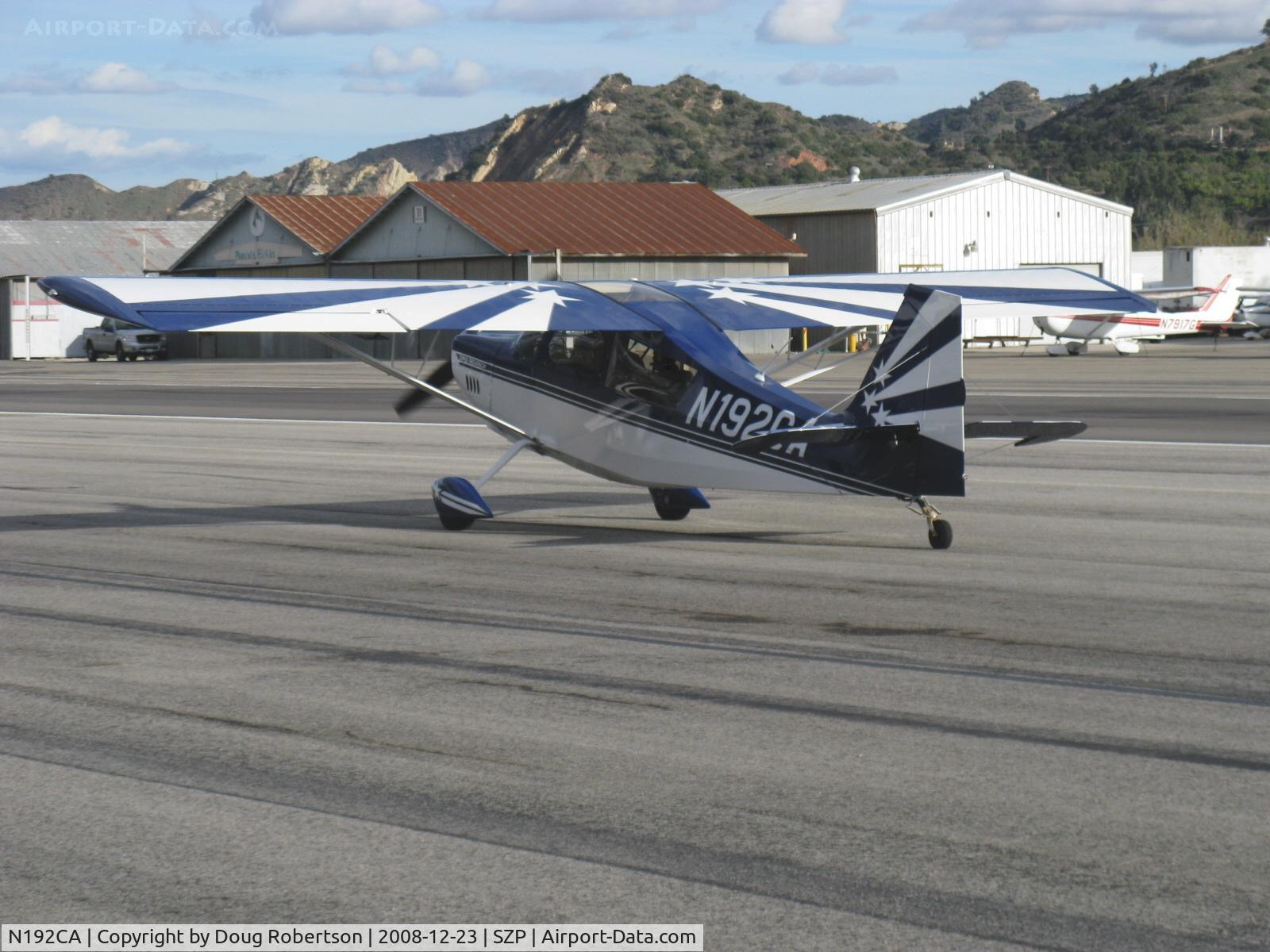 N192CA, 2007 American Champion 8KCAB Super Decathlon C/N 1048-2007, 2007 American Champion 8KCAB SUPER DECATHLON, Lycoming AEIO-360-H1B 180 Hp, taxi to Rwy 22