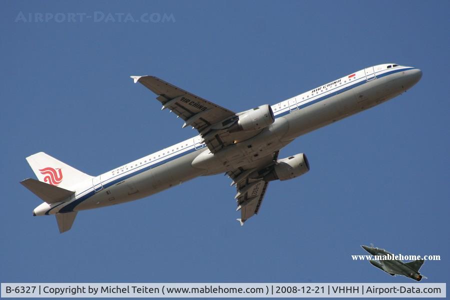 B-6327, 2007 Airbus A321-211 C/N 3307, Air China