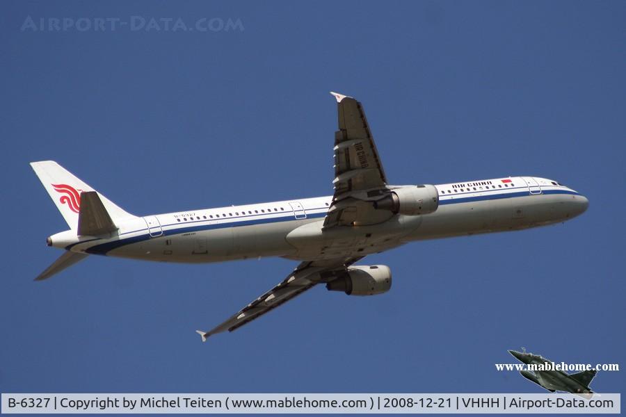 B-6327, 2007 Airbus A321-211 C/N 3307, Air China