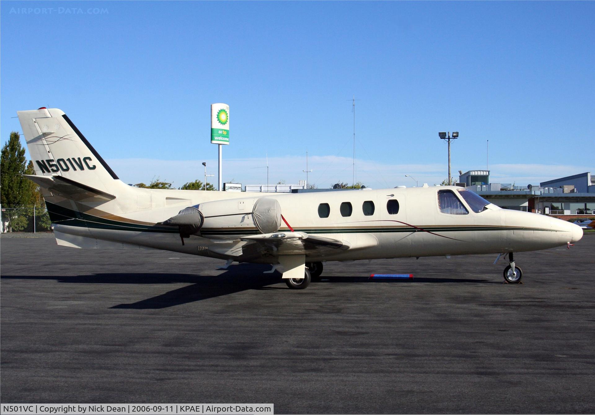 N501VC, 1981 Cessna 501 Citation I/SP C/N 501-0184, KPAE