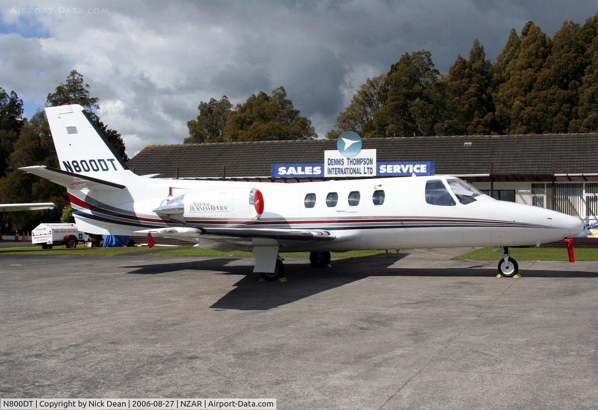 N800DT, 1981 Cessna 501 Citation I/SP C/N 501-0198, NZAR