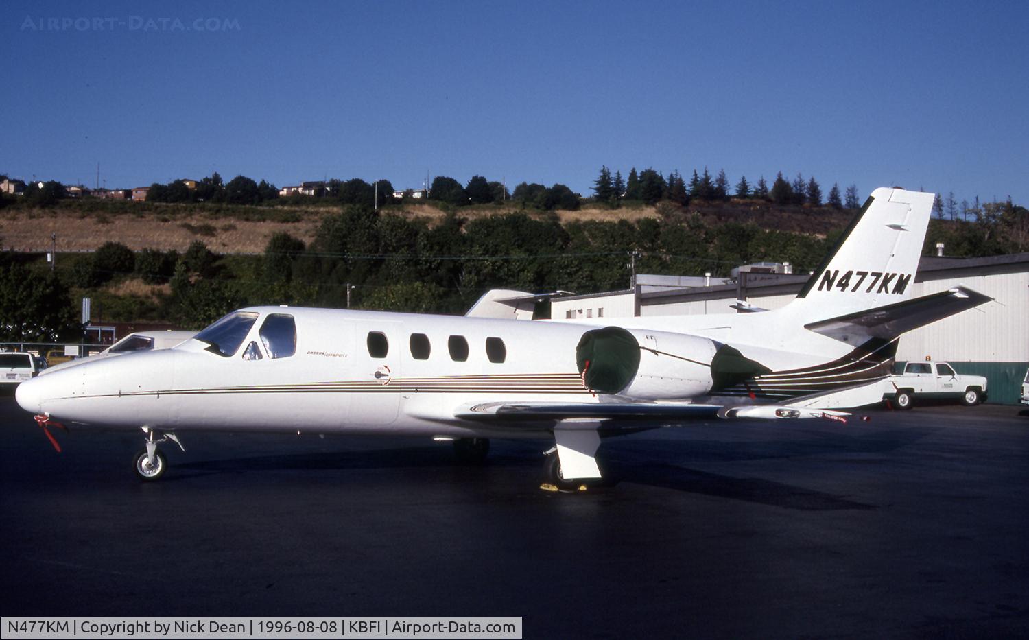 N477KM, 1982 Cessna 550 Citation II C/N 550-0353, KBFI