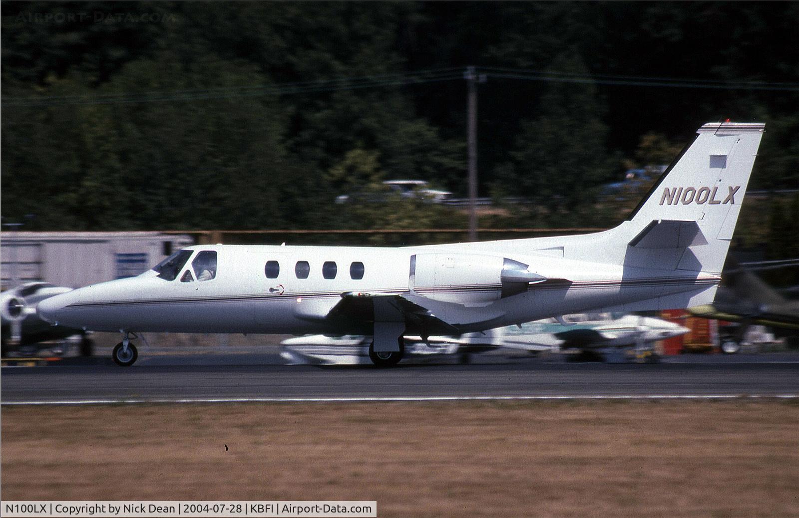 N100LX, 1981 Cessna 501 Citation I/SP C/N 501-0220, KBFI