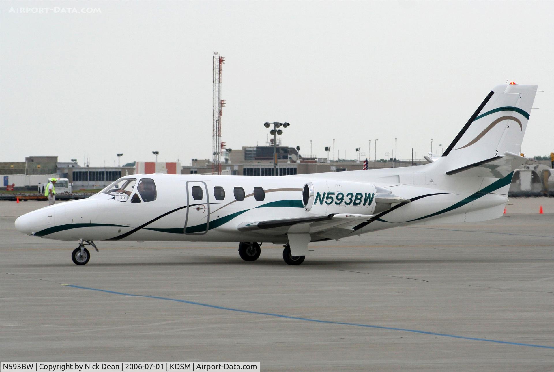 N593BW, 1983 Cessna 501 C/N 501-0675, KDSM