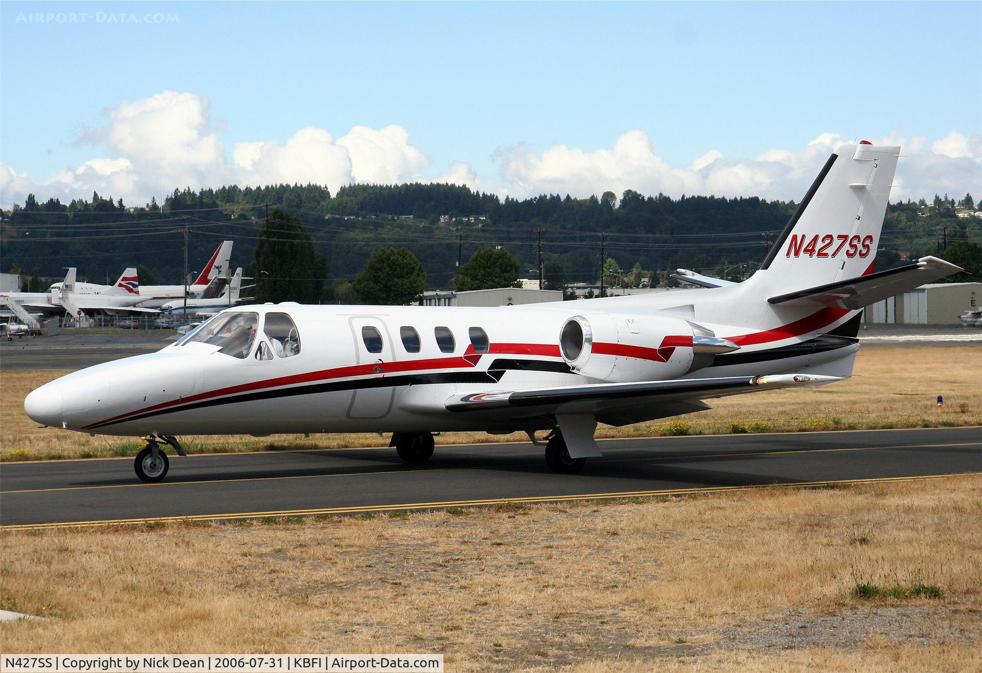 N427SS, 1984 Cessna 501 Citation I/SP C/N 501-0681, KBFI