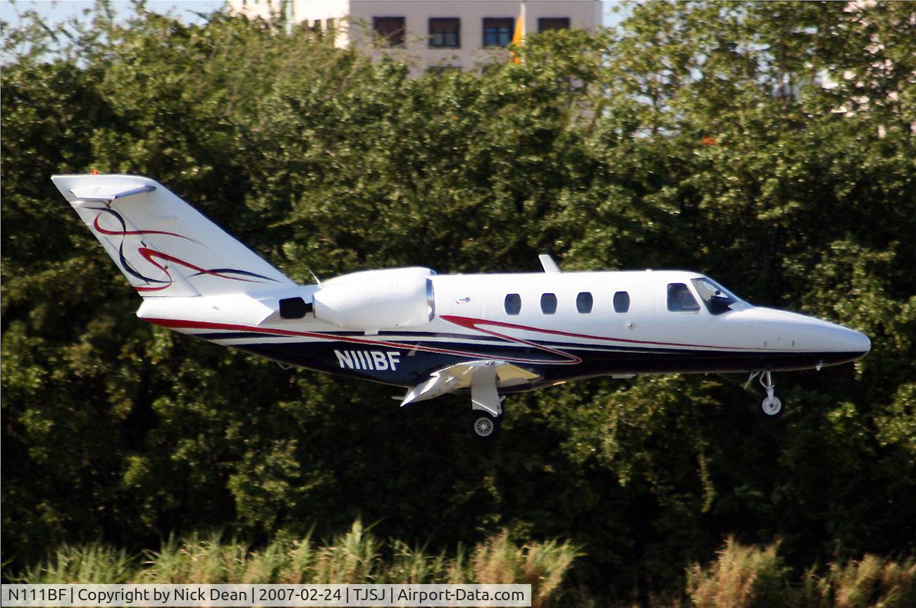 N111BF, 1996 Cessna 525 CitationJet C/N 525-0140, TJSJ