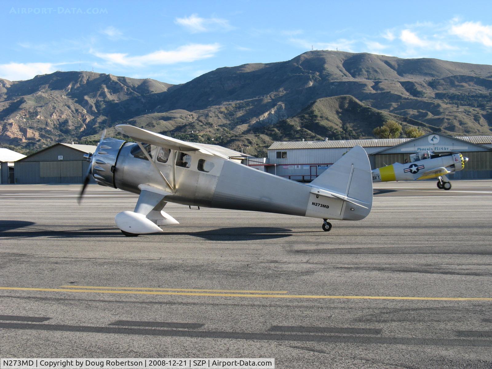 N273MD, 2008 Dickenson Howard DGA-21 (Replicate) C/N 001, Dickenson Howard DGA-21 'Mister Dickenson', P&W R-1340-57 Wasp 600 Hp, taxi to Rwy 22
