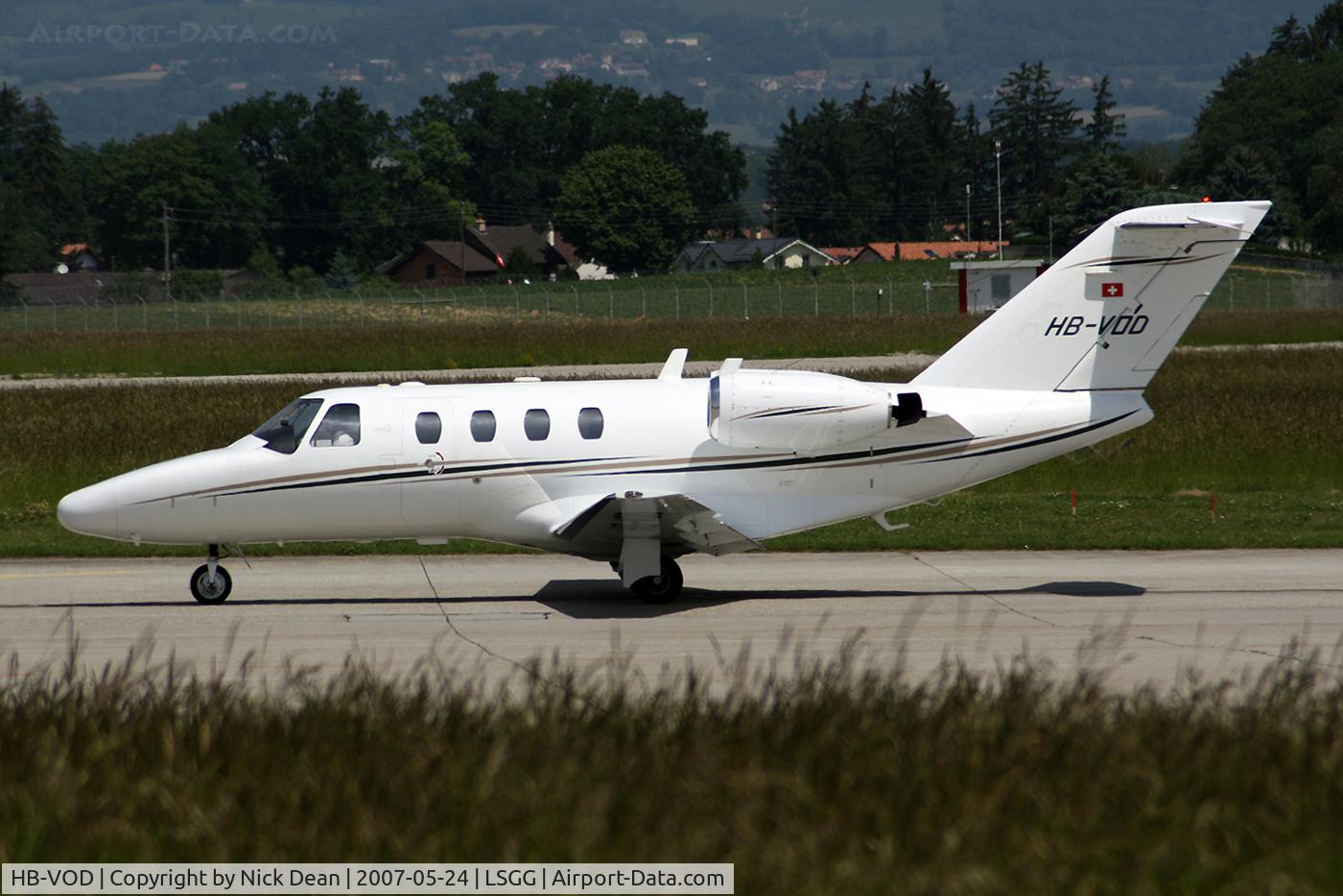 HB-VOD, 2001 Cessna 525 CitationJet CJ1 C/N 525-0415, LSGG