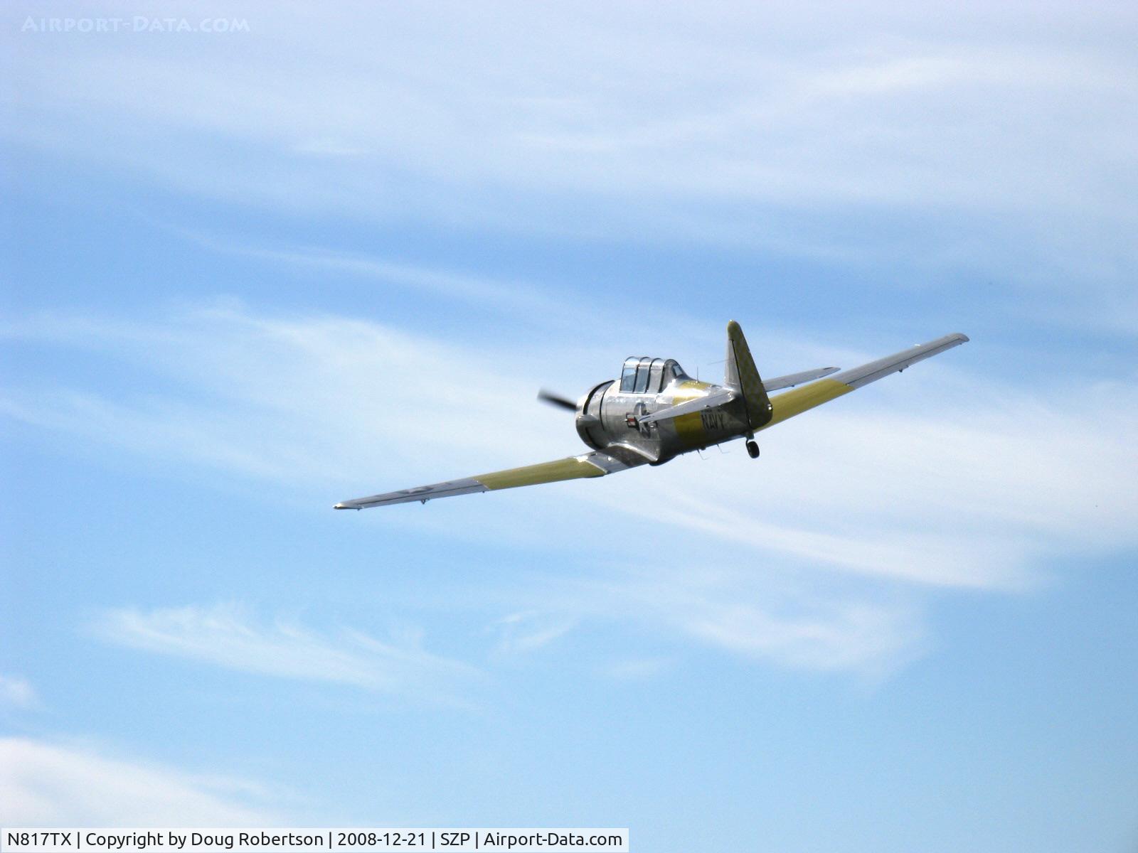 N817TX, 1942 North American AT-6D Texan C/N 88-18022 (42-86241), 1942 North American AT-6D 'Problem Child', P&W R-1340 600 Hp, climbout Rwy 22