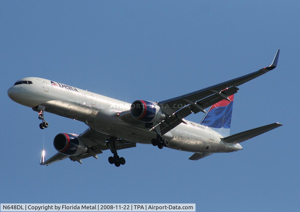 N648DL, 1989 Boeing 757-232 C/N 24372, Delta 757-200