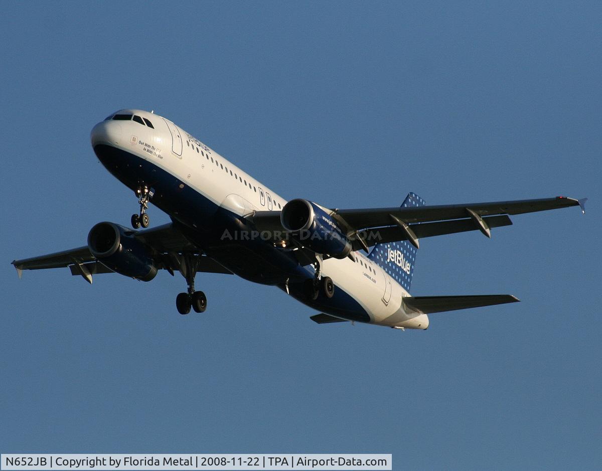 N652JB, 2007 Airbus A320-232 C/N 3029, Jet Blue A320