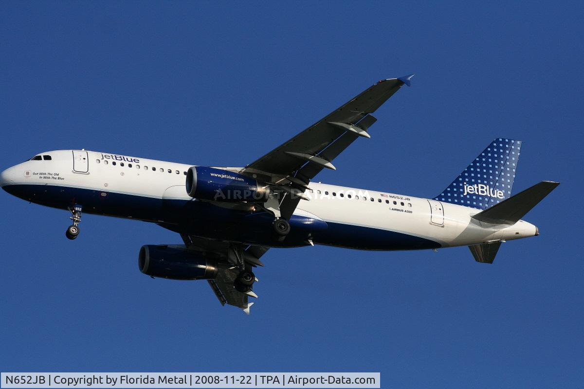 N652JB, 2007 Airbus A320-232 C/N 3029, Jet Blue A320