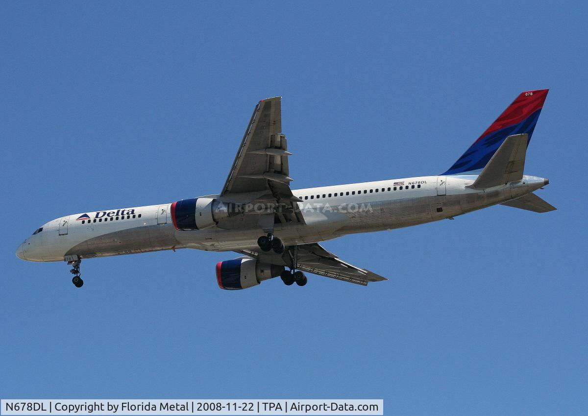 N678DL, 1998 Boeing 757-232 C/N 25983, Delta 757-200