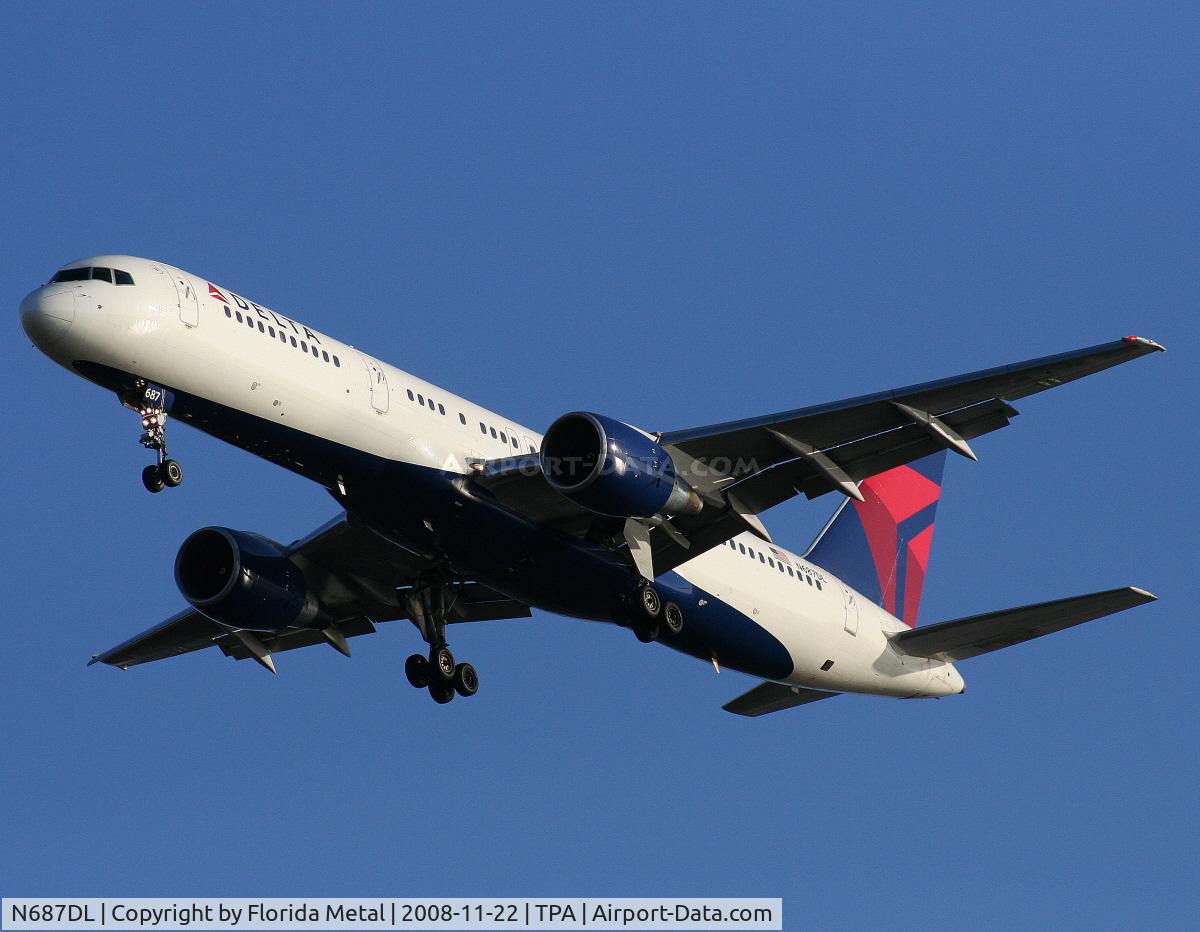 N687DL, 1998 Boeing 757-232 C/N 27586, Delta 757-200
