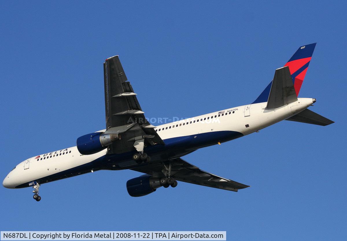 N687DL, 1998 Boeing 757-232 C/N 27586, Delta 757-200