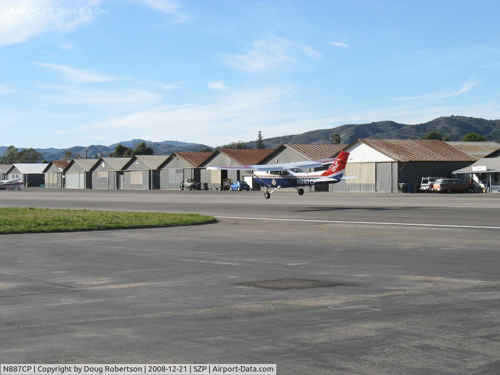 N887CP, 2006 Cessna 182T Skylane C/N 18281867, 2006 Cessna 182T SKYLANE, Continental IO-540-AB1A5 230 Hp, of Civil Air Patrol, takeoff Rwy 22