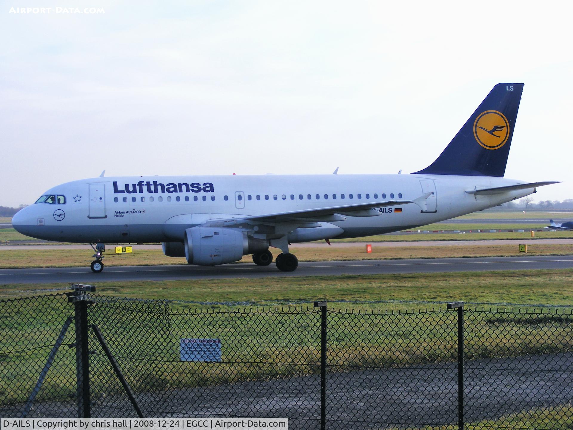 D-AILS, 1997 Airbus A319-114 C/N 729, Lufthansa
