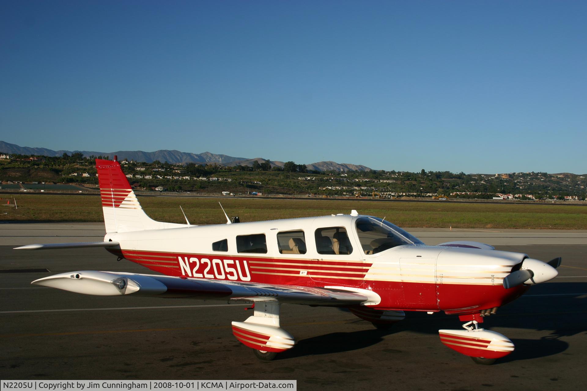 N2205U, 1979 Piper PA-32-300 Cherokee Six C/N 32-7940064, At KCMA