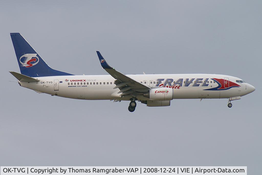 OK-TVG, 2007 Boeing 737-8Q8 C/N 30719, Travel Service Boeing 737-800