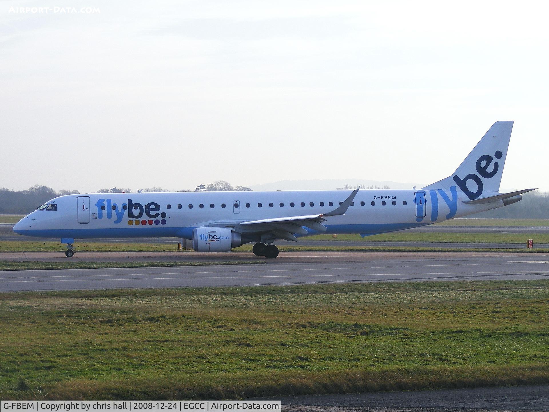 G-FBEM, 2008 Embraer 195LR (ERJ-190-200LR) C/N 19000204, flybe